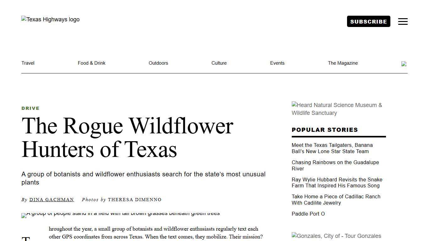 The Rogue Wildflower Hunters of Texas