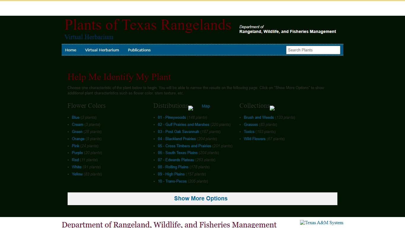 Plants of Texas Rangelands » Help Me Identify My Plant